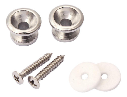 5 Set De 5 Enganches Para Correas De Guitarra Con 5 Piezas