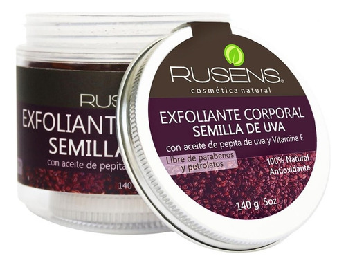 Exfoliante Corporal Semilla De Uva 140g Rusens 