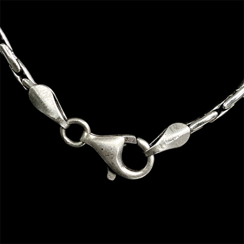 Cadena De Plata 925 Y Detalle En Oro 16,7 Gr Plata (Usado)