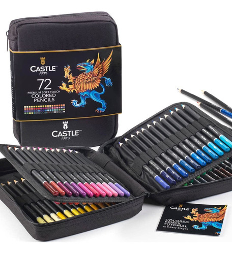 Lápices Castle Art Supplies Juego De 72 De Colores C Lpc
