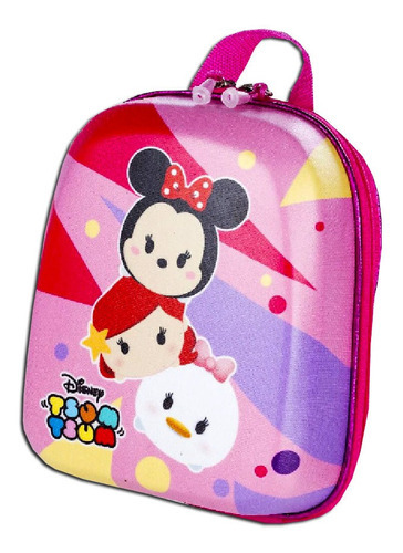 Lancheira Infantil Minnie Tsum Tsum Maxtoy 7634 Cor Rosa Minie