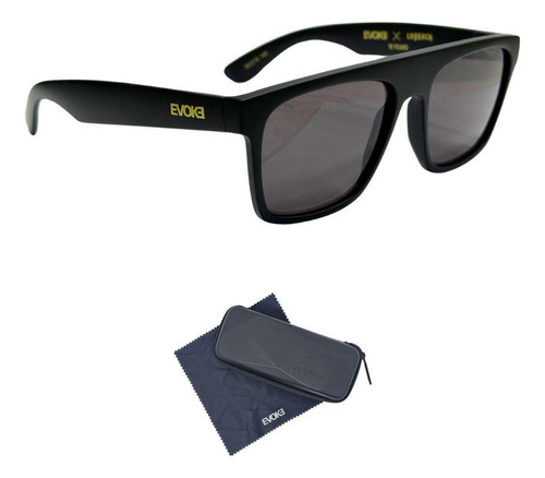 Óculos De Sol Evoke X Layback Daze Lba11 Black Matte Yellow