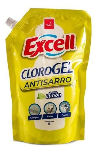 Clorogel Doypack Limon 1000cc Excell