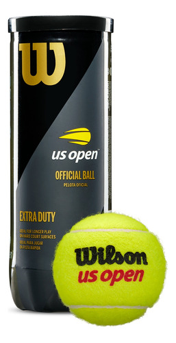 Tubo X3 Pelotas Us Open Extra Duración Tenis/padel