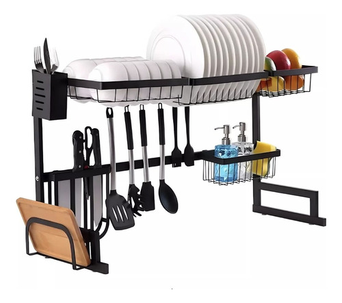 Rack Escurridor Seca Platos Organizador Multifunción 65cm