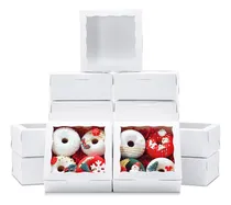 Comprar 50 Cajas De Galletas De 6x6x2.5 Pulgadas, Cajas De Panadería
