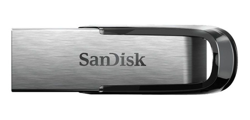 Imagem 1 de 2 de Pendrive SanDisk Ultra Flair 128GB 3.0 prateado e preto