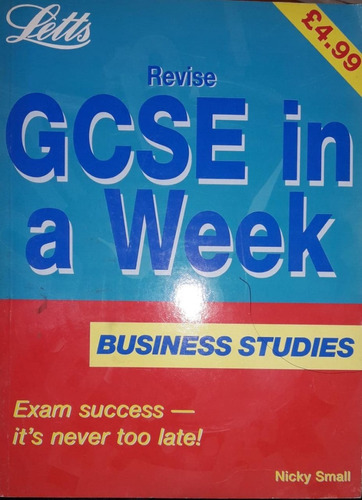 Revise Gcse In A Week - Nicky Small **