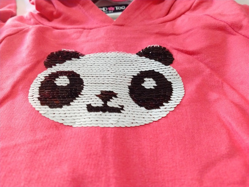 Conjunto Pants Bebe Niña Talla 2 Pantalón Y Sudadera C/panda