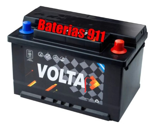 Batería Volta 12x75 Libre Mantenimiento Nafta Gnc