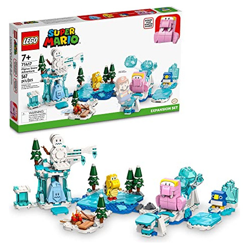 Super Mario Fliprus Snow Adventure Set De Expansion 71417, J