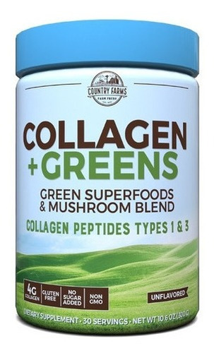 Imagen 1 de 5 de Colágeno Hidrolizado Polvo + Detox + 10 Hongos Melena León Natural