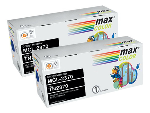 Pack 2 Toner Alternativo Tn-2370 Tn-2340 Tn-660 Tn2370 2340