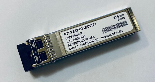 Transceiver Compatible Intel Ftlx8571d3bcvit1 Ethernet Sfp+s (Reacondicionado)