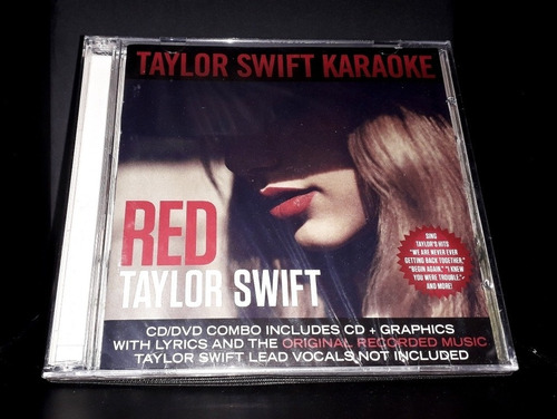 Taylor Swift Red Deluxe Karaoke Cd + Dvd Original Pop Nuevo