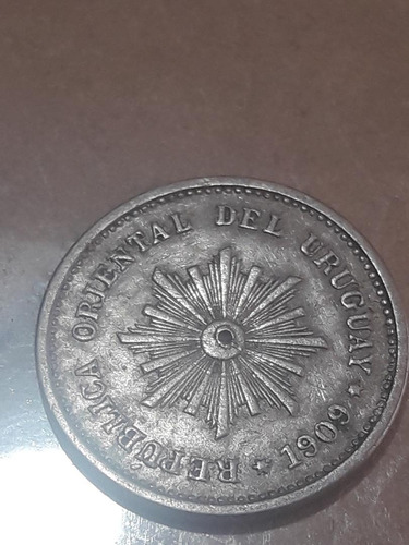 Moneda De Uruguay De 1 Centésimo De 1909