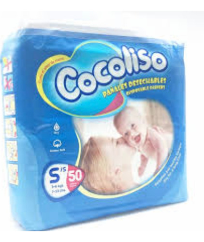 Pañales Cocoliso Talla S De 50 Unidades