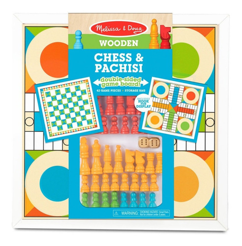 Juego Ajedrez Y Ludo De Madera Melissa & Doug