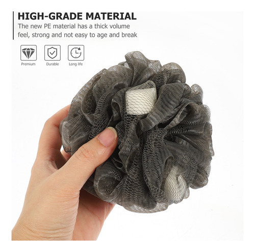 Esponja De Ducha Para Puf, Gel De Baño, Estropajo Y Bola Exf