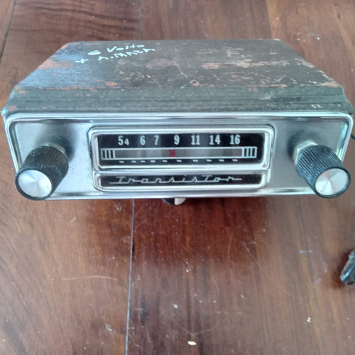 Radio De Auto Antiguo 6v (Usado)