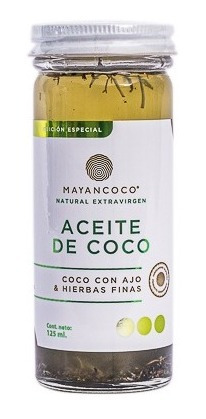 Aceite Gourmet De Coco, Ajo Y Hierbas Finas 125 Ml