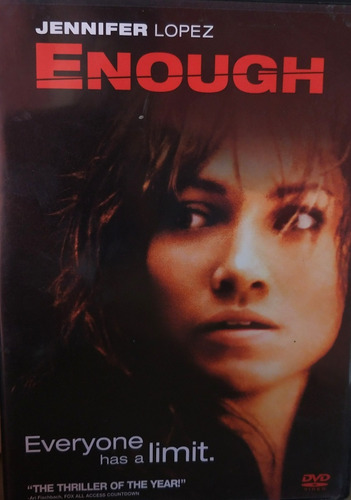 Enough Dvd Movie Region 1 Jennifer Lopez Juliette Lewis (Usado)