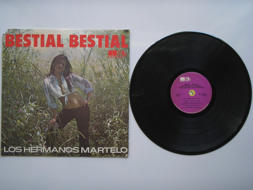 Lp Vinilo Los Hermanos Martelo Bestial Bestial Colombia 1974