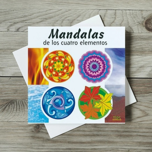 Libro Para Colorear. Mandalas De Los Cuatro Elementos.