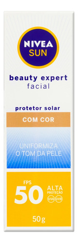 Protetor solar beauty expert controle oleosidade Fps50 50g Nivea