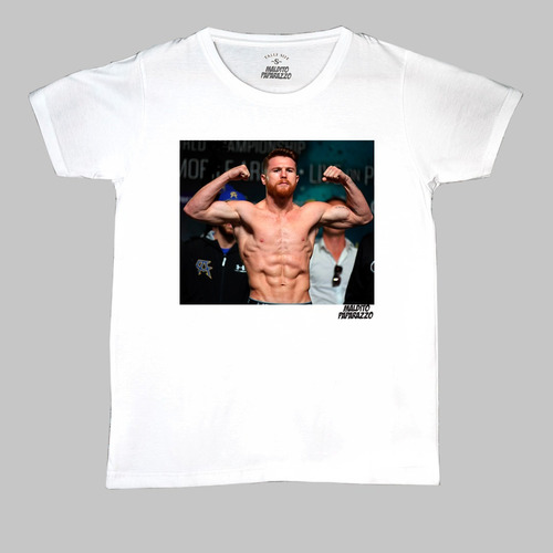 Canelo Álvarez -pesaje- (boxeo) - Remera 100 % Algodón 