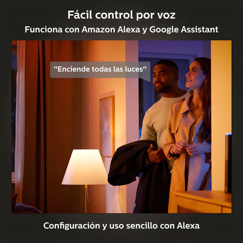 Philips Hue Bombilla Led Inteligente Wa 13w A67 E27 Eur Color De La Luz Blanco Cálido
