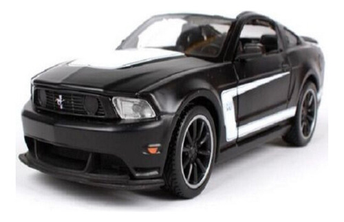 Ford Mustang Boss 302 Negro 1/24 2012 Fundido A Presi