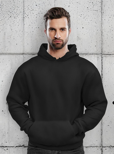 Poleron Estampado Con Diseño Personalizado Adelante Y Atras