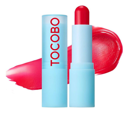 Tocobo Glass Tinted Lip Balm 011 Flush Cherry Balsamo Labial