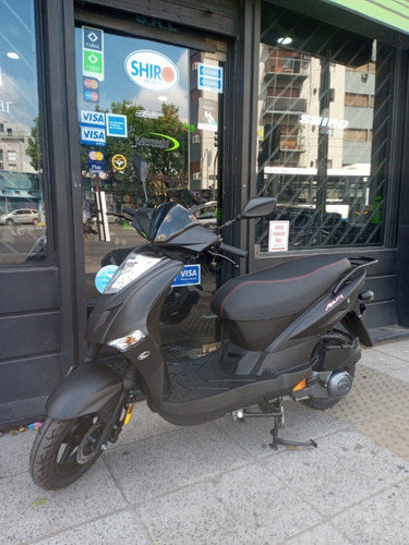 Imagen 2 de 20 de Kymco Agility 125 Okm Ahora Cordasco Negro Mate