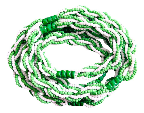 Brajá De 8 Fios Verde E Branco Tradição E Conexão Espiritual