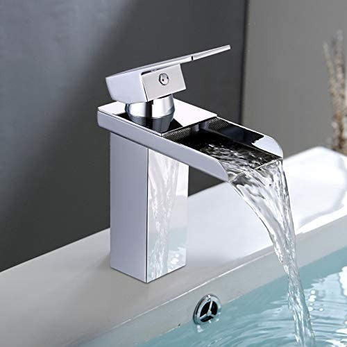 Llave Griferia Monomando Lavamanos Cascada Moderna