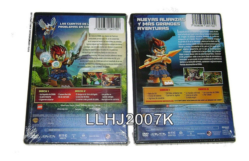 Lego Leyendas De Chima Temporada 1 Completa Dvd 4 Discos (Usado)