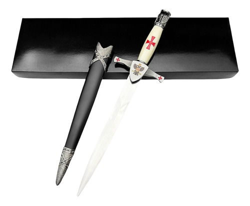 Daga Medieval Cruzados Acero Crusaders Espada Filo Real