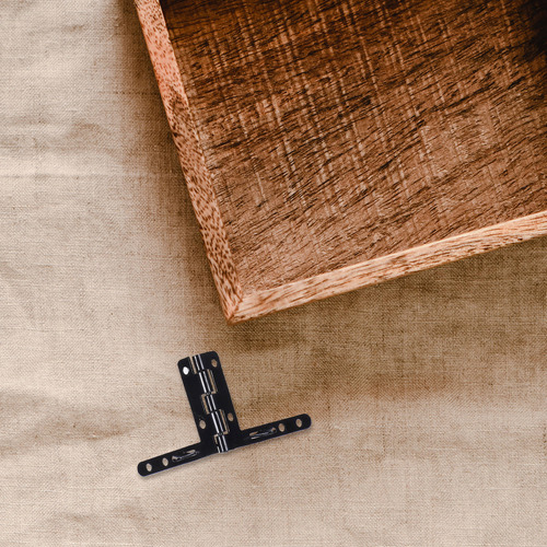 4 Bisagras Plegables De 90° Para Cajas De Madera: Plegables