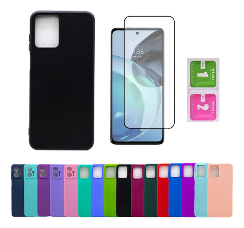 Case Capa Capinha + Película 3d Para Motorola Moto G13 / G23