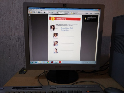 Computadora Hp Paviolion A1200la + Curso De Inglés