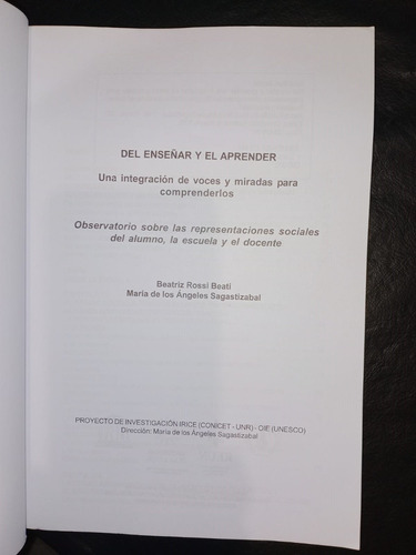 Libro Del Enseñar Y El Aprender Beati Sagastizabal