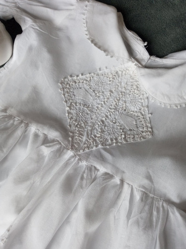 Imagem 2 de 7 de Vestido Infantil Renda Renascença Tamanho M
