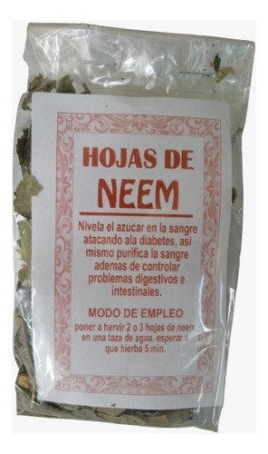 Te De Hojas De Neem  100% Natural/orgánico (purifica)