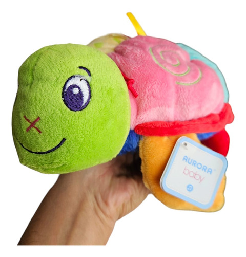 Tortuga Sensorial De Peluche Para Bebés Muy Suave