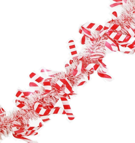 Imagen 2 de 10 de Guirnalda Boa De Navidad 180cm Decoracion Adorno Navideño