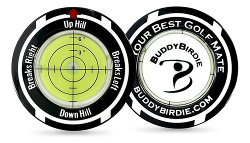 Buddybirdie Birdie Putt Green Reader Pro | Poker Chip Style 