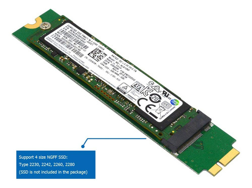 Adaptador Godshark M.2 Ngff Ssd A A1369 A1370 Para Macbook A
