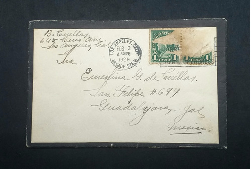 Antigua Correspondencia Sobre Y Carta Año 1929